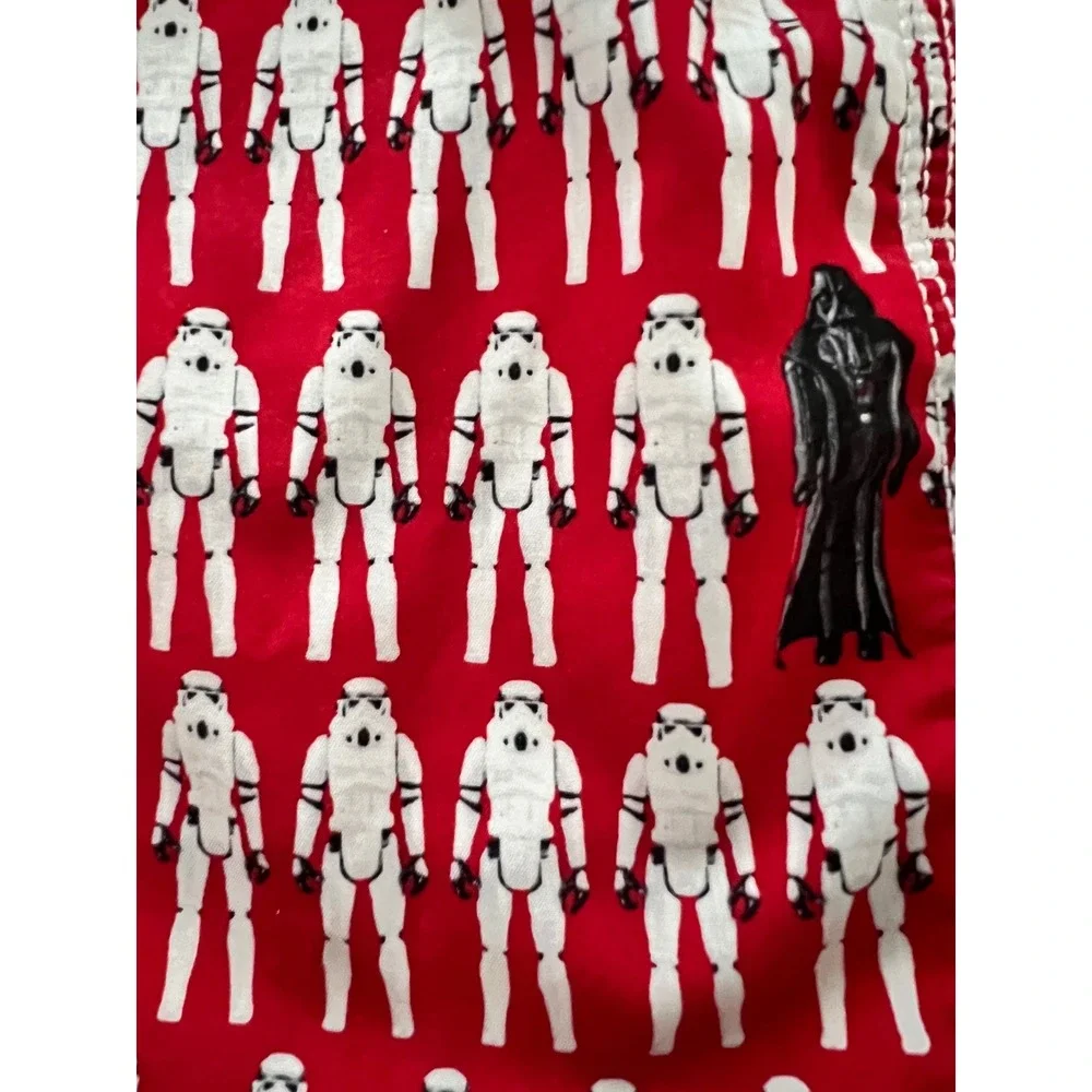 Gap Kids Star Wars Stormtrooper Darth Vader Swim Red Boys XL 12 Board Short
